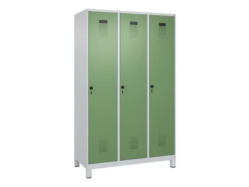 locker voor scheiding van kleding,HxBxD 1950x1200x500mm,3vak