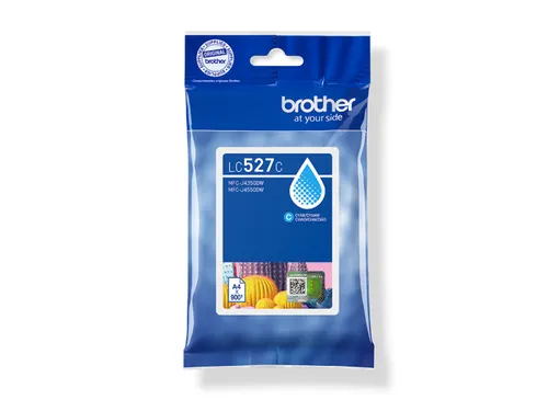 Inktcartridge Brother LC-527C blauw 900 pagina's