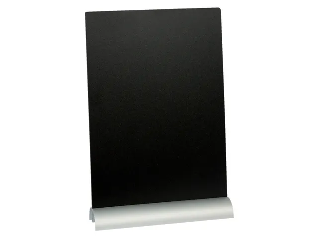 Krijtbord Securit A4 290x210x60mm voet aluminium