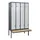 Z-garderobekast,HxBxD 2120x1200x815mm,8vak,vak B 300mm,draaigrendel
