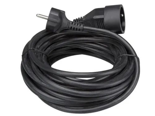 Verlengkabel 10 M Zwart 3g1.5 Penaarde Schuko