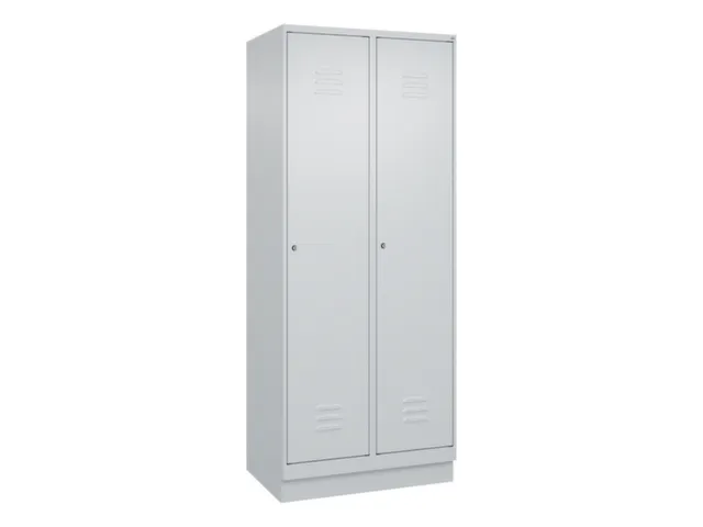 locker,HxBxD 1950x800x500mm,2vak,vak B 400mm,cil.-slot,sokkel