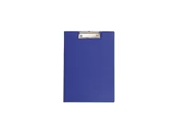 Klembordmap MAUL A4 staand PVC met penlus en insteek blauw