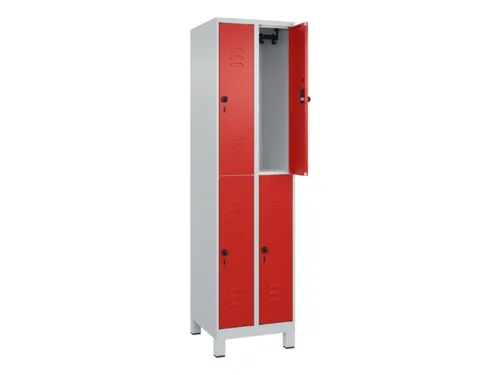 dubbeldekse locker,HxBxD 1950x500x500mm,2x2vak.,vak B 250mm