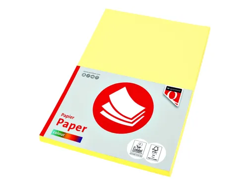 Kopieerpapier Quantore Colour A4 160 Gram Kanariegeel 50vel