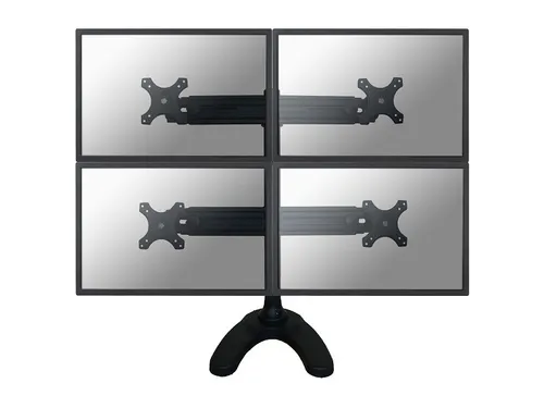 Bureausteun Neomounts Ad 700 dd 4 19 - 27 Inch Zwart 4 Schermen