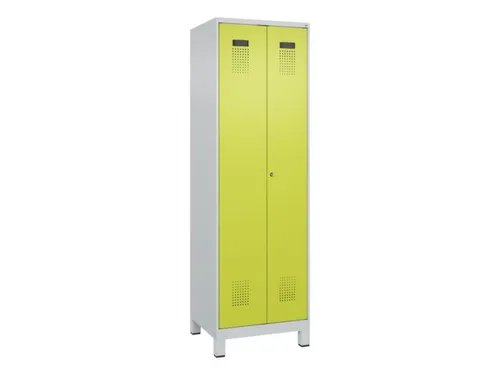locker voor scheiding van kleding,HxBxD 1950x600x500mm,2vak