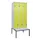 Z-garderobekast,HxBxD 2120x900x815mm,6vak,vak B 300mm,draaigrendel