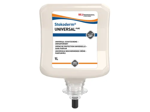 Handcrème SCJ Stokoderm Universal Pure parfumvrij 1liter