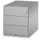 Mobiel Ladenblok 495X420X565Mm 3Laden Cilinderslot Zilver