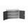 universele kast,HxBxD 800x1300x550mm,2xStalen bodem,draaigrendelslot