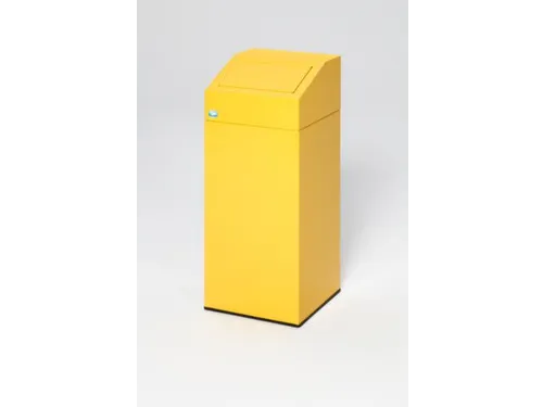Afvalverzamelaar 45 liter 790x320x320mm recyclebaar materiaal geel