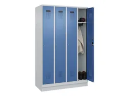 locker,HxBxD 1950x1200x500mm,4vak,vak B 300mm,cil.-slot,sokkel
