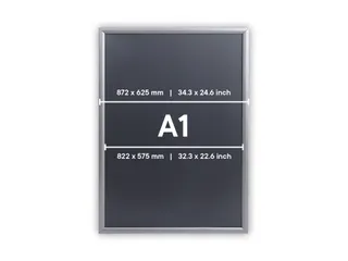 Kliklijst Europel Economy A1 zilver - 10