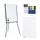 BRASQ Flipover Basic 70x100cm Magnetisch Zwart inclusief accessoires