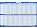 Projectplanner 2026 Legamaster 90x60cm horizontaal gelamineerd Engelst