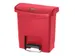 Pedaalemmer Slim Jim Step On Front Kunststof 15 Liter Rood