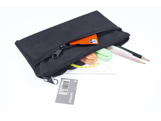 Trousse, Plat, Noir