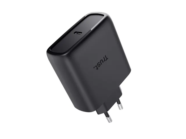 Oplader met kabel Trust Maxo 65W USB-C GaN zwart