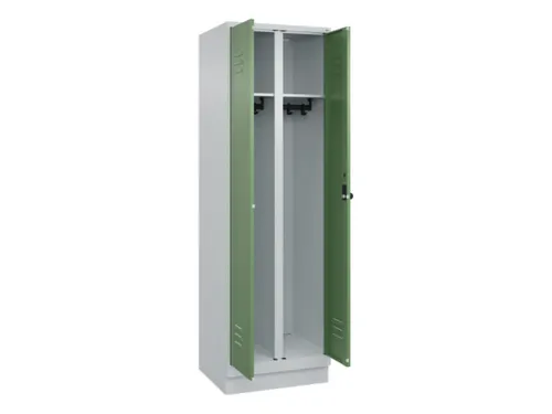 locker voor scheiding van kleding,HxBxD 1950x600x500mm,2vak