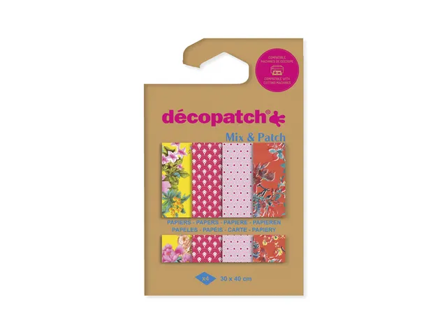 Hobbypapier Décopatch 30x40cm 4v Wandeling Kyoto