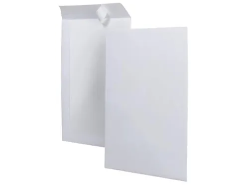 Bordrugenvelop 262x371mm wit stripsluiting doos 100 stuks