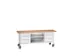 établi,HxlxP 830x2000x600mm,plateau multiplex,équipement : 6 tiroi