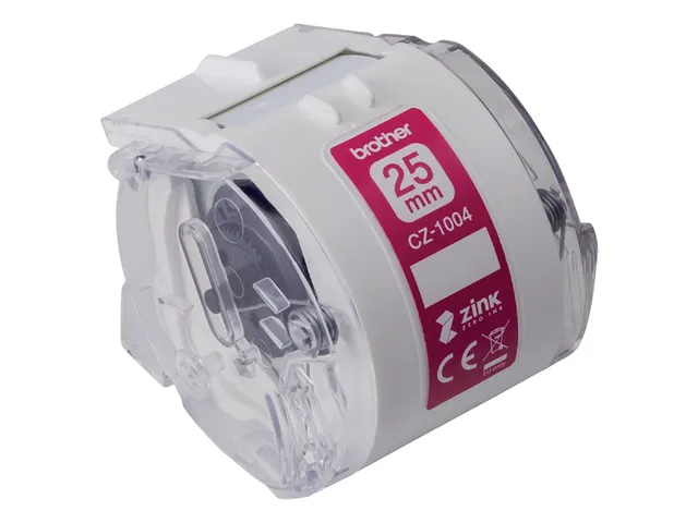 Labeletiket Brother CZ-1004 25mmX5m kleur opdruk
