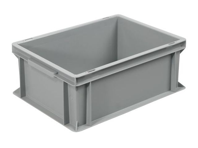 Euronorm Stapelkrat Pe 170x400x300mm 16liter Grijs | StapelkrattenWinkel.be