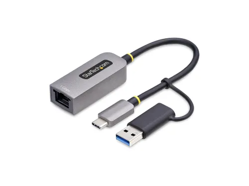 StarTech.com USB-C naar Ethernet Adapter met USB-A Dongle