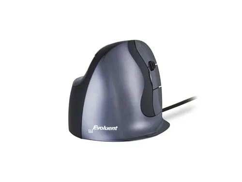 Evoluent D Ergonomische muis bedraad rechts Antraciet Small