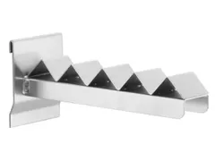 Gegolfde Drager Gesleufde Platen 17kg D 200mm Aluminium-Kleurig