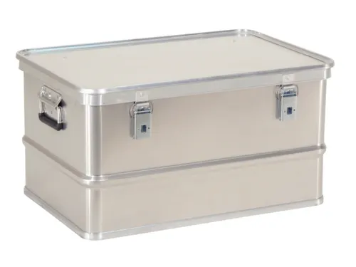 Aluminium Transportkist Hxlxb 350X655X435Mm 80L Stapelbaar