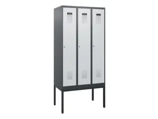 schoollocker,HxBxD 1950x900x500mm,3vak,vak B 300mm,cil.-slot - 2