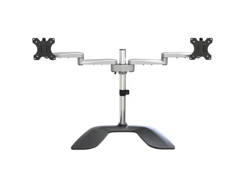 Monitor Arm 2 Schermen Scharnierend staal & aluminium