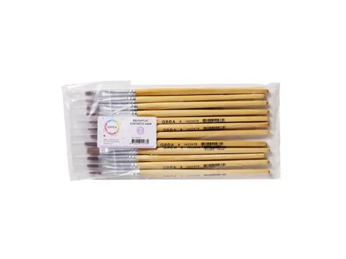 Kwast Qrea synthetisch haar nr 8 breedte 8,3mm
