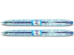 Gelschrijver Pilot B2P Gel 0.7 Begreen Medium punt Blauw