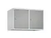 opzetkast,v. locker,2vak.,vak B 400mm,HxBxD 500x800x500mm,cilinderslot