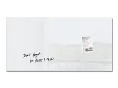 Glas/magneetbord Sigel 91x46 Wit