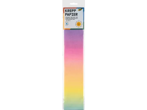 Crêpepapier Folia 50x250cm 10vel 1650 regenboog
