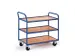 tafelwagen,draagverm. 250kg,3etage(s),laadvl. LxB 790x490mm,houtetage