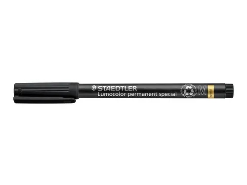 Viltstift Staedtler Lumocolor 319 special permanent M zwart