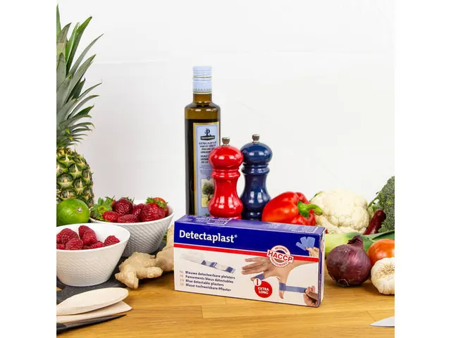 Detectaplast 8347 Textielpleister Elastisch Blauw 120x20mm 100 Stuks