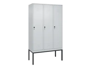 locker,HxBxD 2120x1200x500mm,3vak,vak B 400mm,draaigrendel - 1