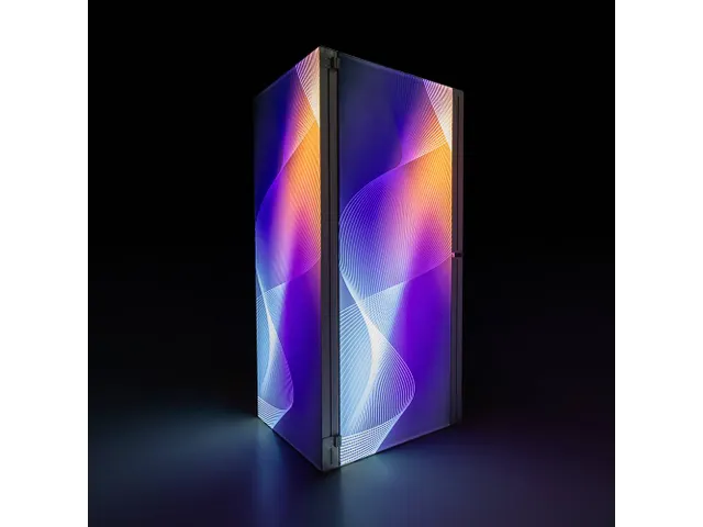 Ensemble de rangement Brightbox Pro Flex 100x300cm paroi stand LED