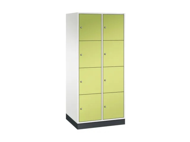 armoire multicases grand volume,HxlxP 1950x820x600mm,2x4compartiments