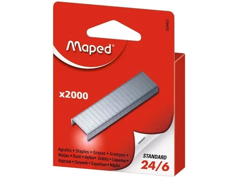 Nietjes Maped 24/6 verzinkt 2000st