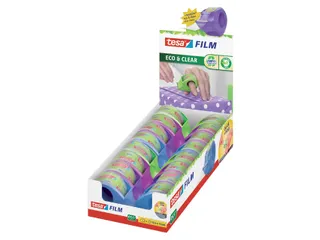 Plakbandhouder Tesa Eco mini roller met tape - 1