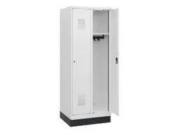 schoollocker,HxBxD 1630x600x500mm,2vak,vak B 300mm,cil.-slot,sokkel