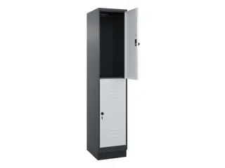 dubbeldekse locker,HxBxD 1950x400x500mm,1x2vak.,vak B 400mm - 2